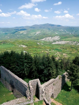 The view from Radicofani, Tuscany