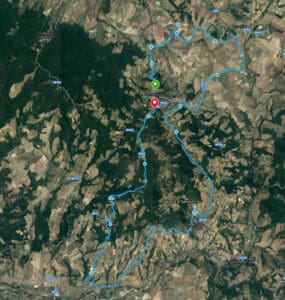 Montalcino Trekking Map