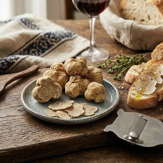 white truffle hunting in Tuscany Montalcino